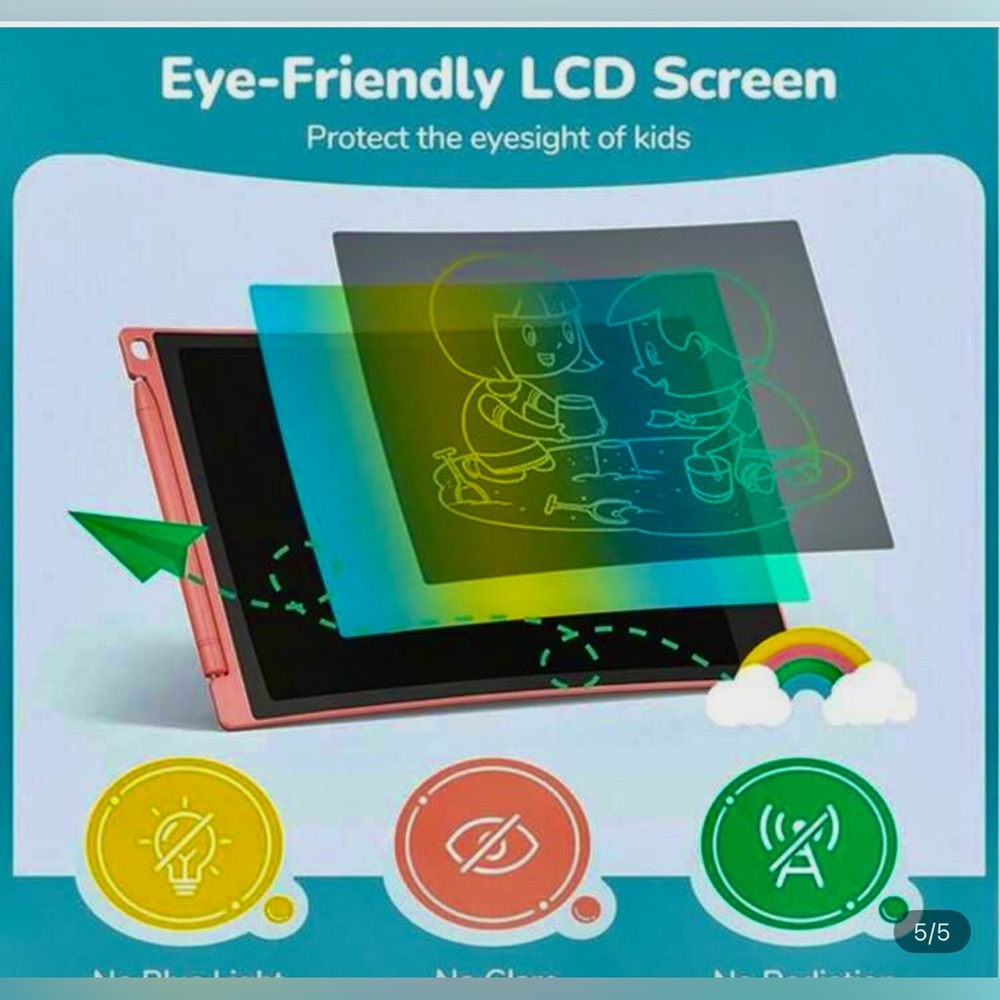Amazon LCD Writing Tablet - Black - Picture 4 of 7